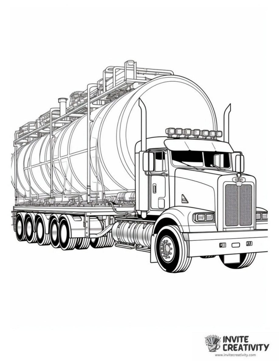 Petroleum Tank Truck