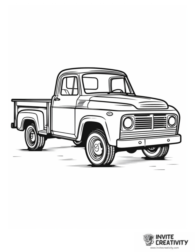 pickup truck to color