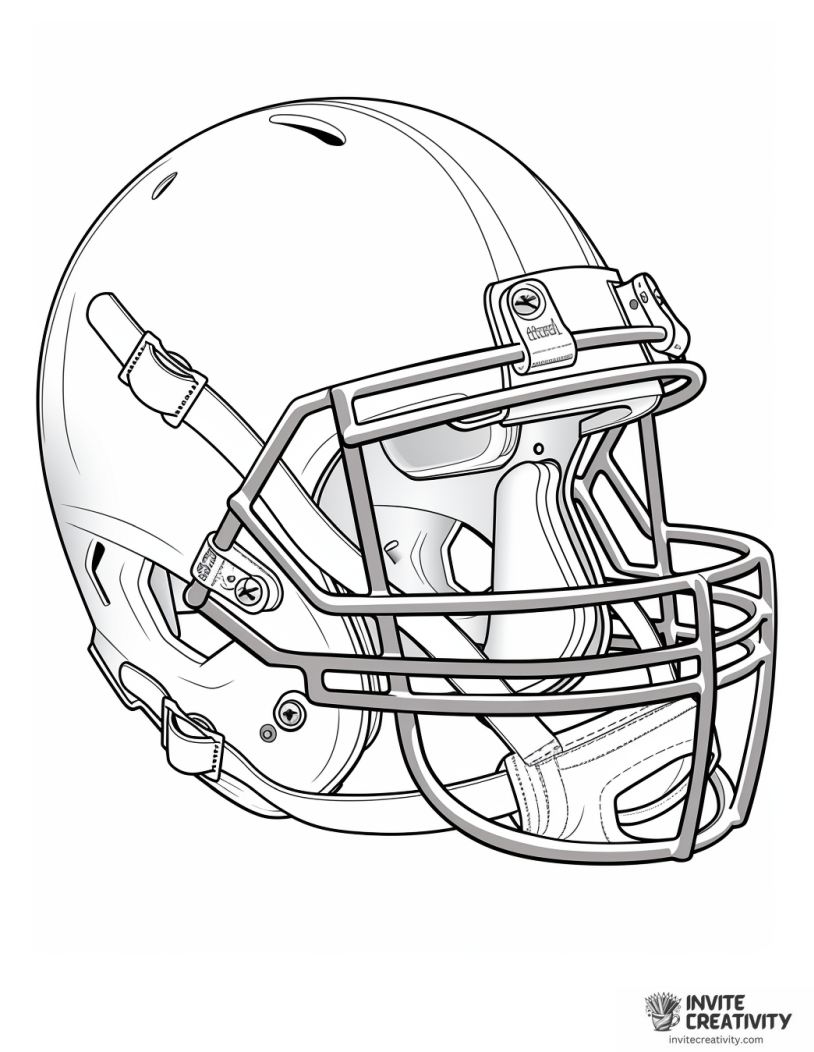 professional football helmets to color