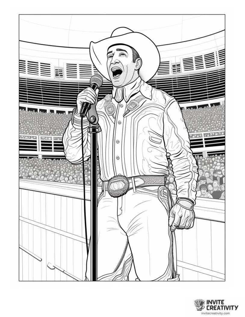 rodeo announcer
