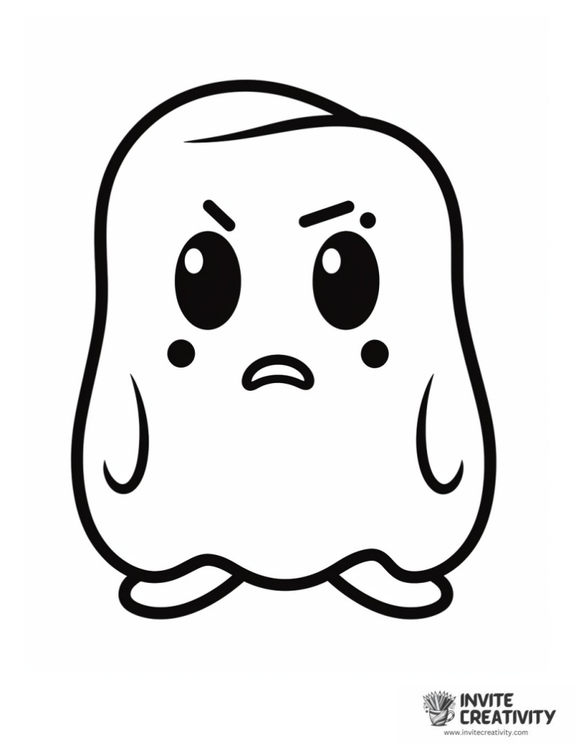 sad ghost for preschool