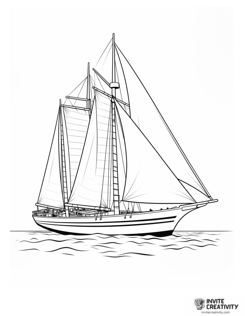 sailboat outline