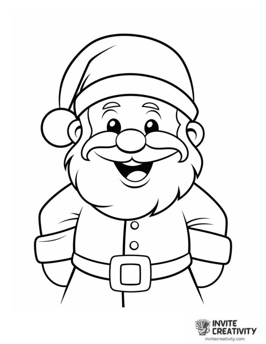 Santa Smiling Simple