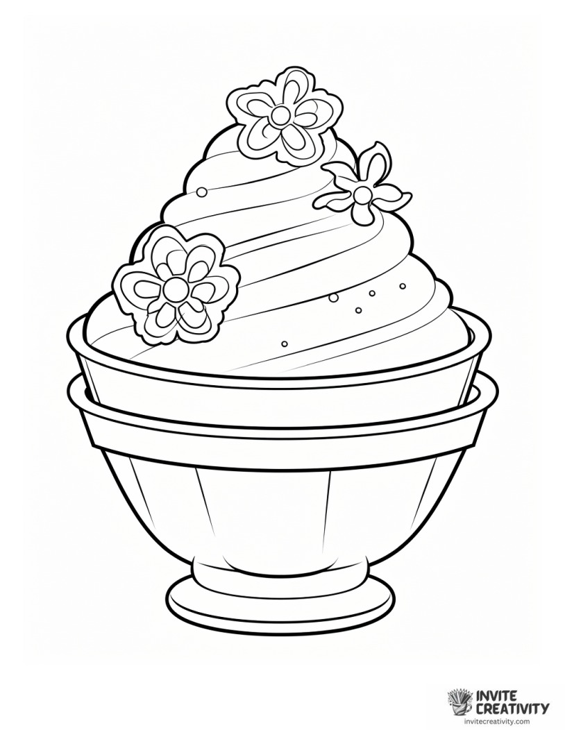 shaved ice drawing to color