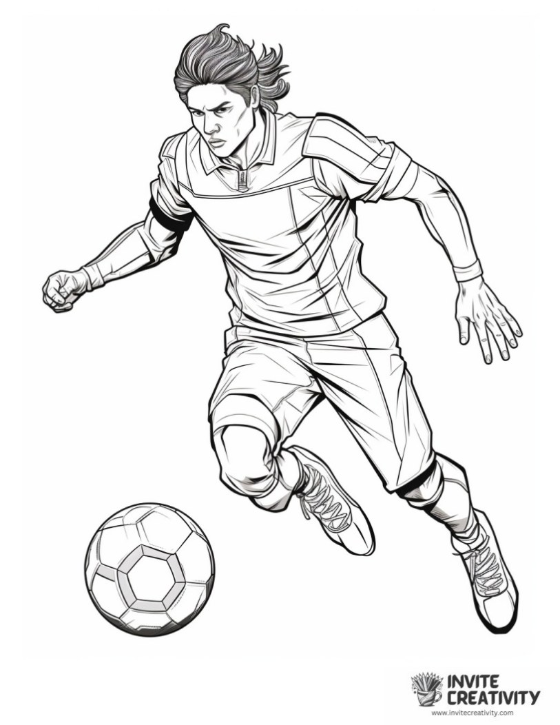 soccer fortnite style to color