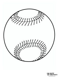 Softball Coloring Pages (Free Printable PDFs) - Invite Creativity
