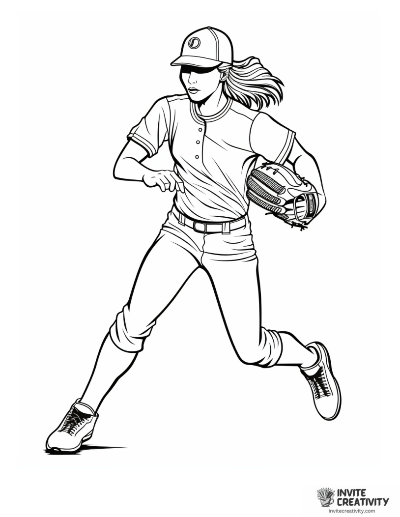 softball fielder