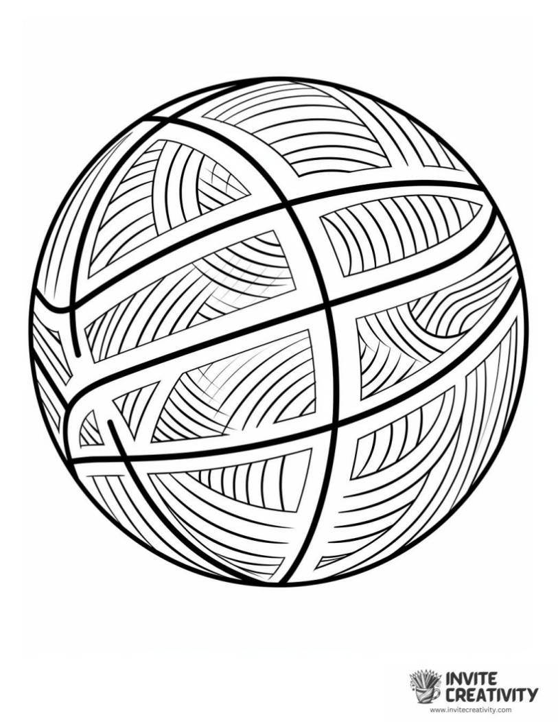 space jam basketball coloring page