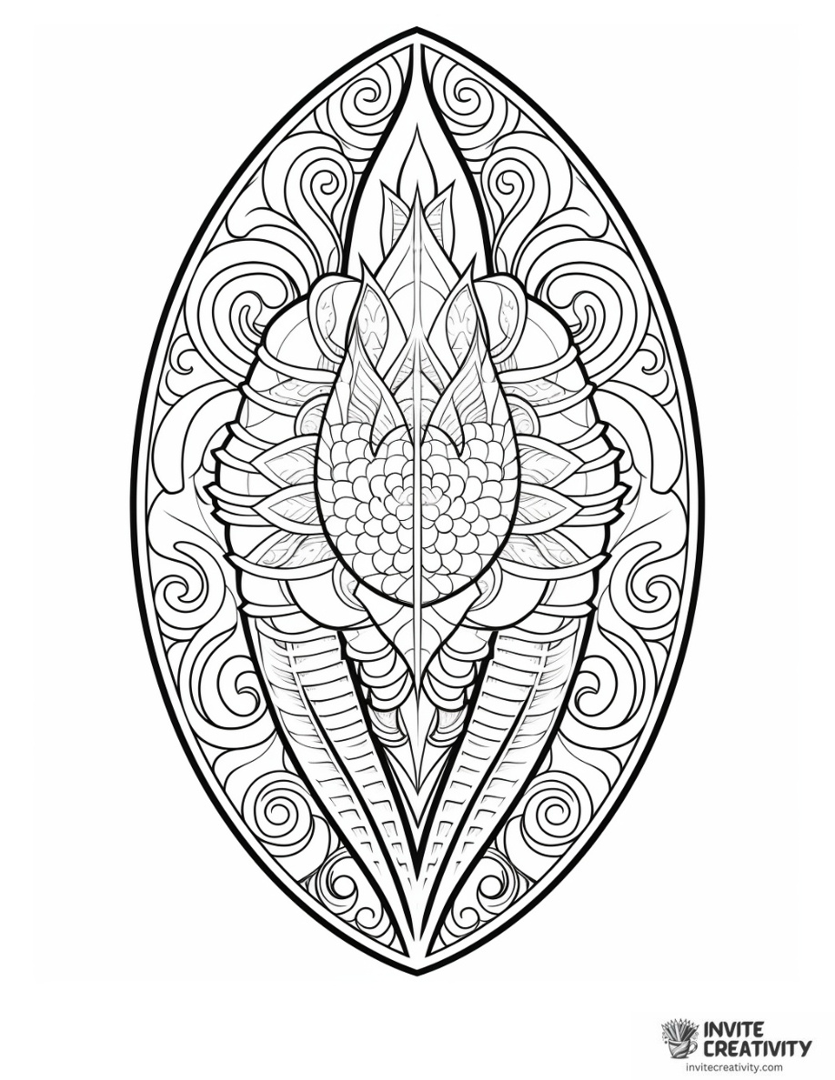 Surfboard Mandala