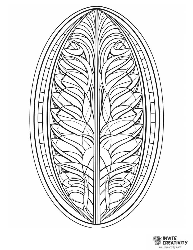 surfboard pattern to color