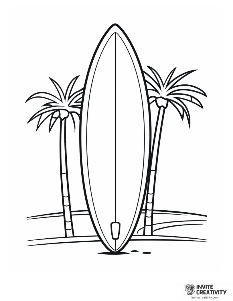 surfboard to color