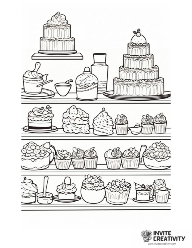 Dessert Coloring Pages (Free Printable PDFs) Invite Creativity