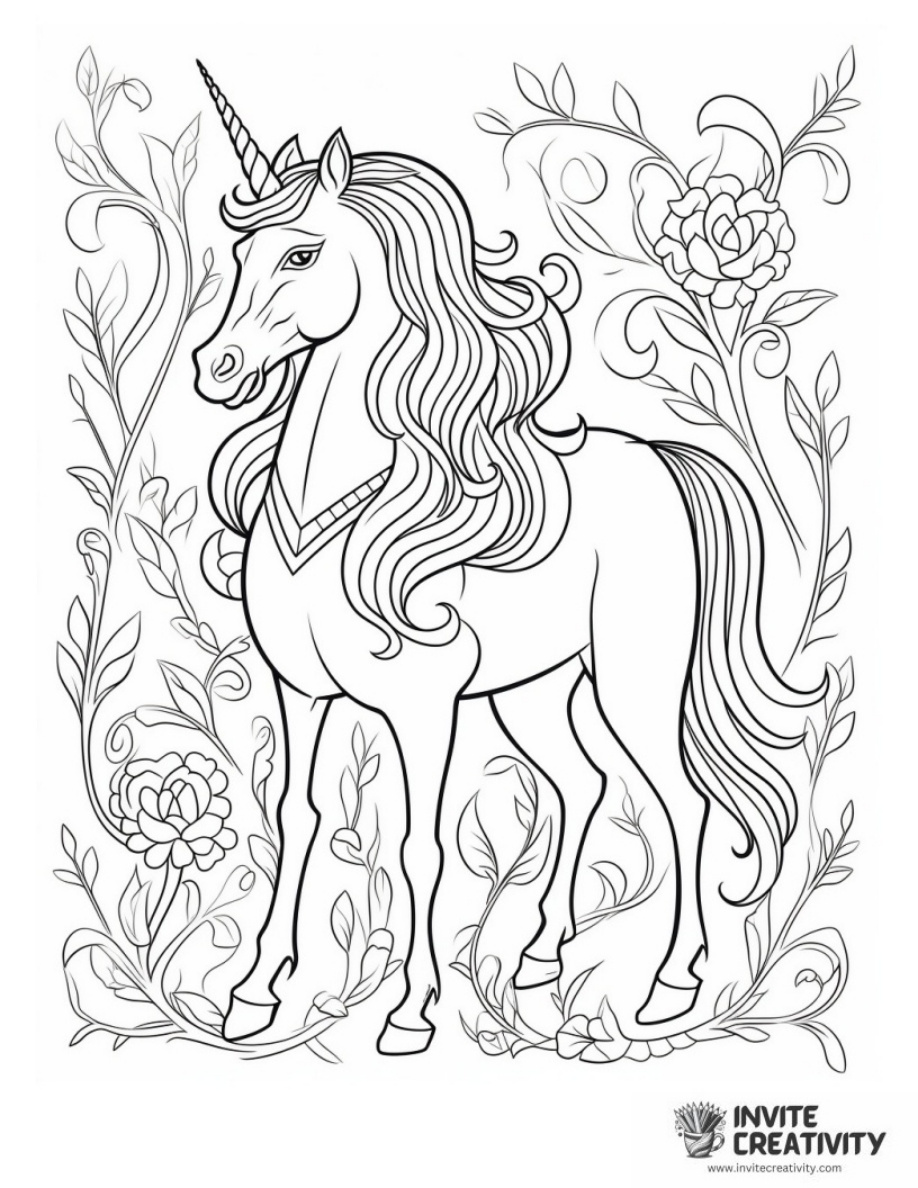 Unicorn Rainbow Pattern