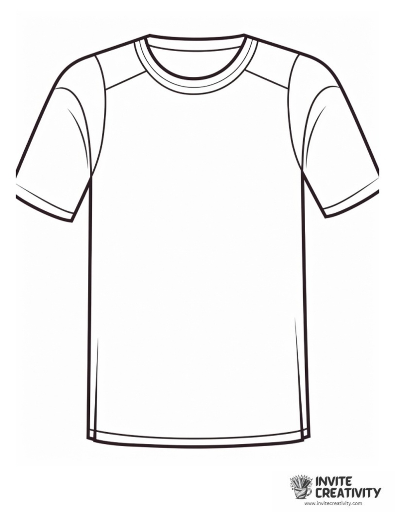 volleyball jersey for kids easy to color