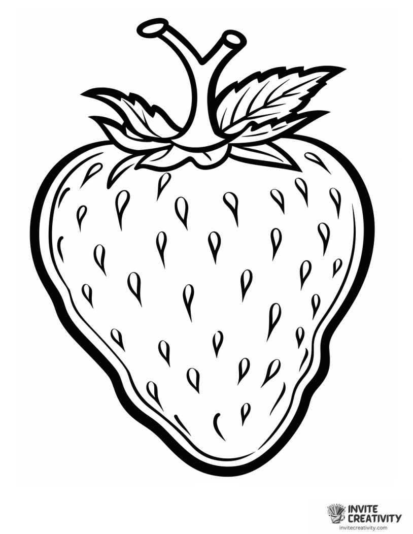 withered strawberry illustration